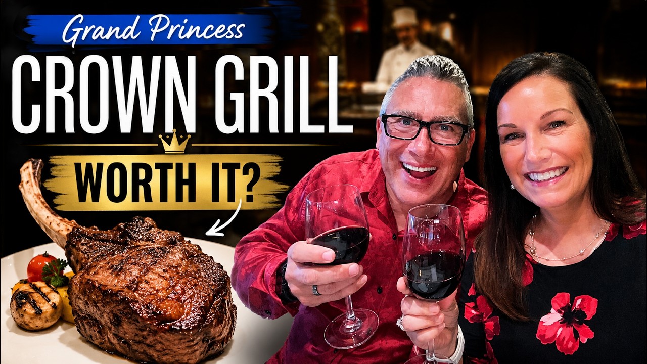 Ultimate Steakhouse Experience at Crown Grill - Grand Princess Fine Dining Review