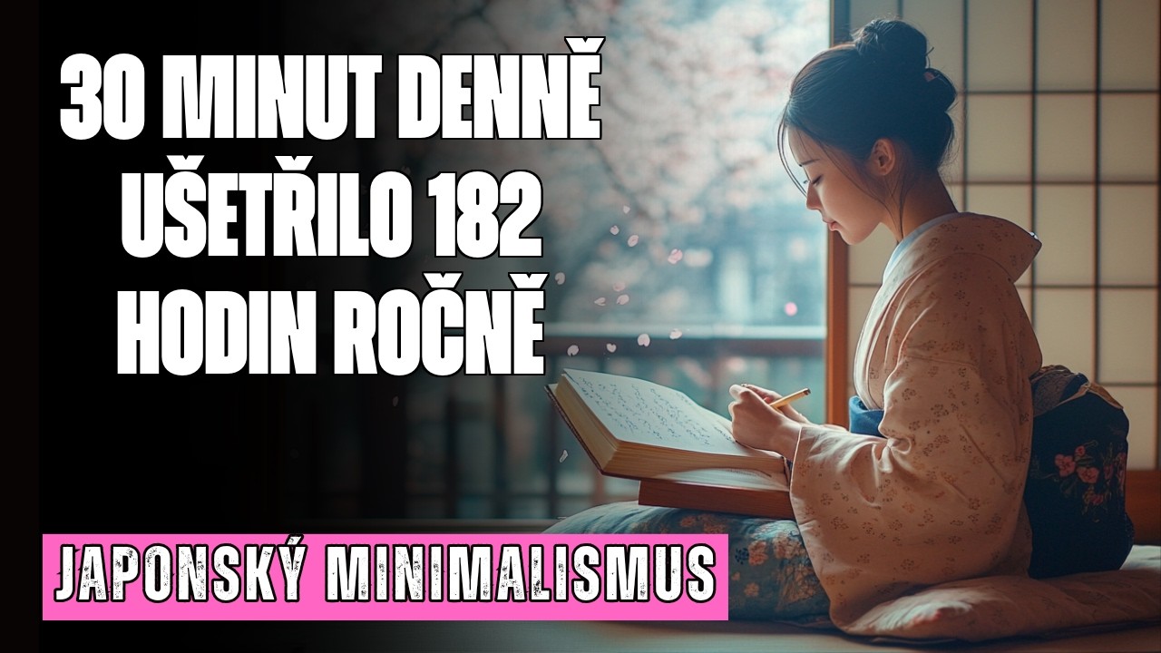 JAPONSKÝ MINIMALISMUS: JAK UŠETŘIT 30 MINUT DOMÁCÍ PRÁCE DENNĚ