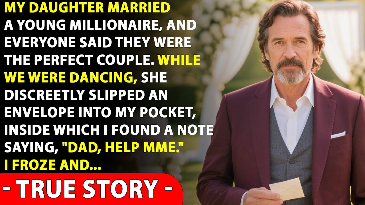 During The Wedding, My Daughter Quietly Slipped A Note Into My Pocket That Read, “Dad, Help Me.”