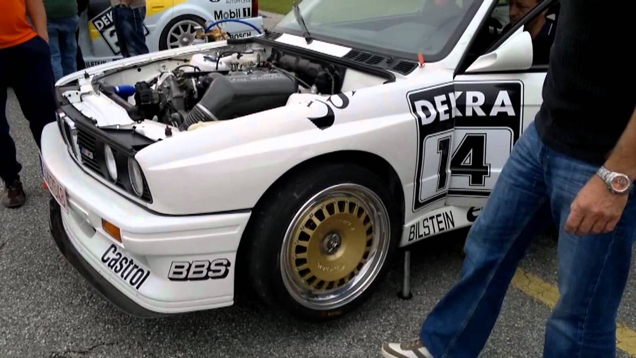 BMW M3 E30 DTM & Opel Omega DTM Engine warm up
