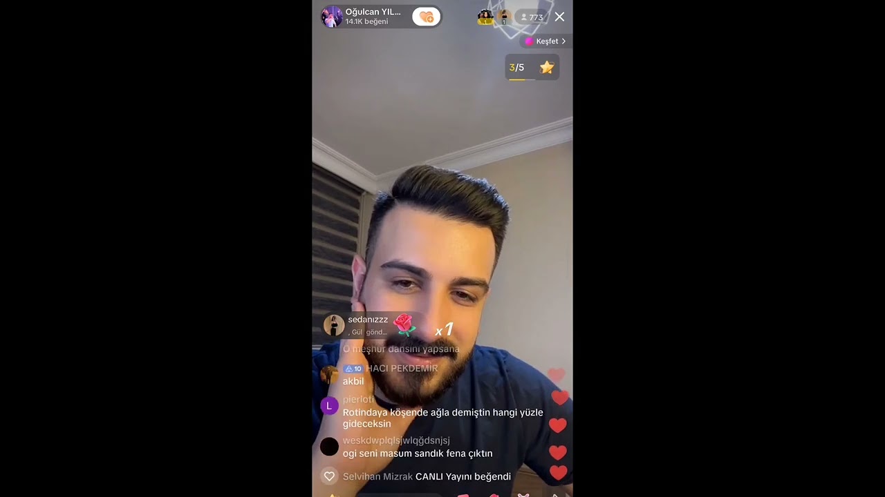 Kısmetse Olur Oğulcan TikTok Yayını 3 Haziran