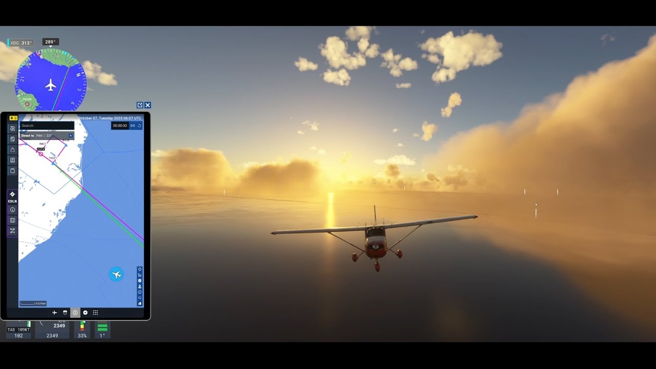 MSFS2024 - EHTE to EHTX in Cessna 172 (Full Flight)