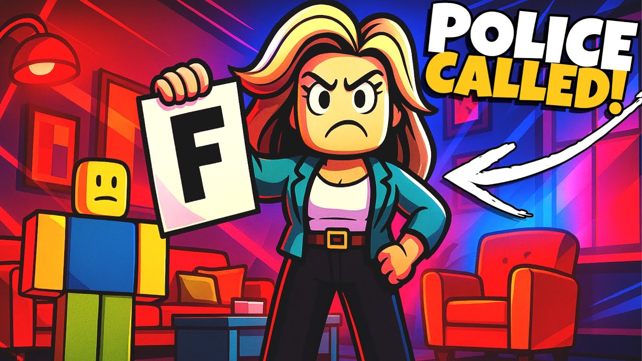 Oops! I Called The Police on My Mom in Roblox!?
