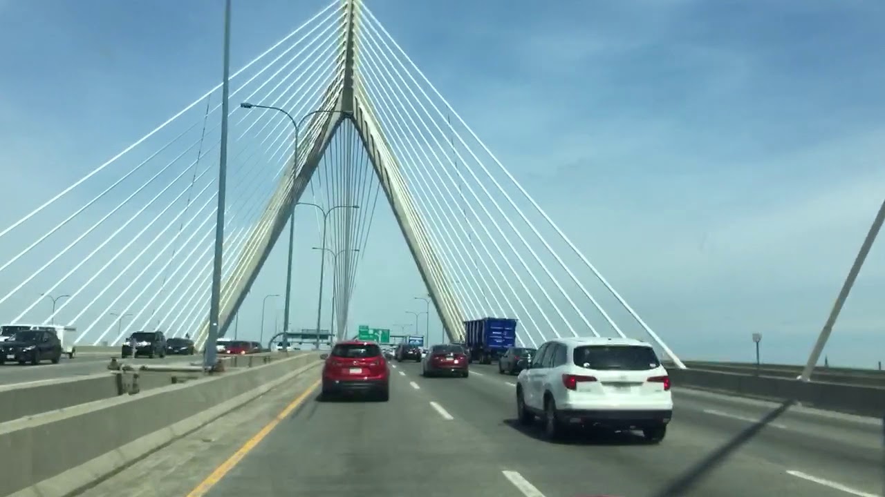 O’Neill Tunnel to Zakim Bridge to Tobin Bridge (Boston, MA)