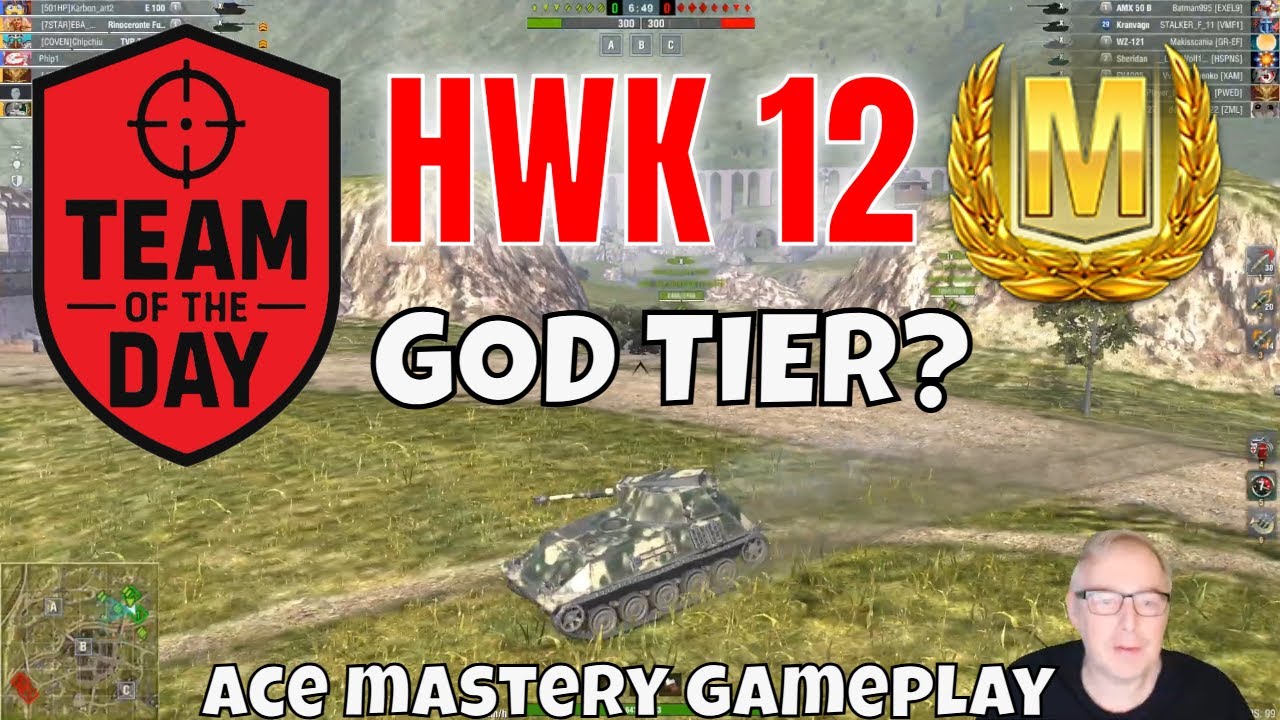 HWK 12 Мастерство Тузов. Команда дня. Wot Blitz.