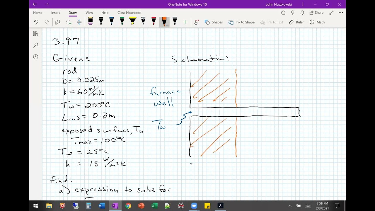 Extended Surfaces (Fins and Fin Arrays) Examples - Part 1