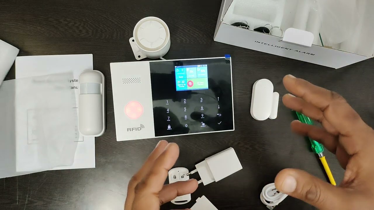 Navkar Systems WiFi GSM Touch Keypad Security Alarm System | Full Working Demonstration & Features