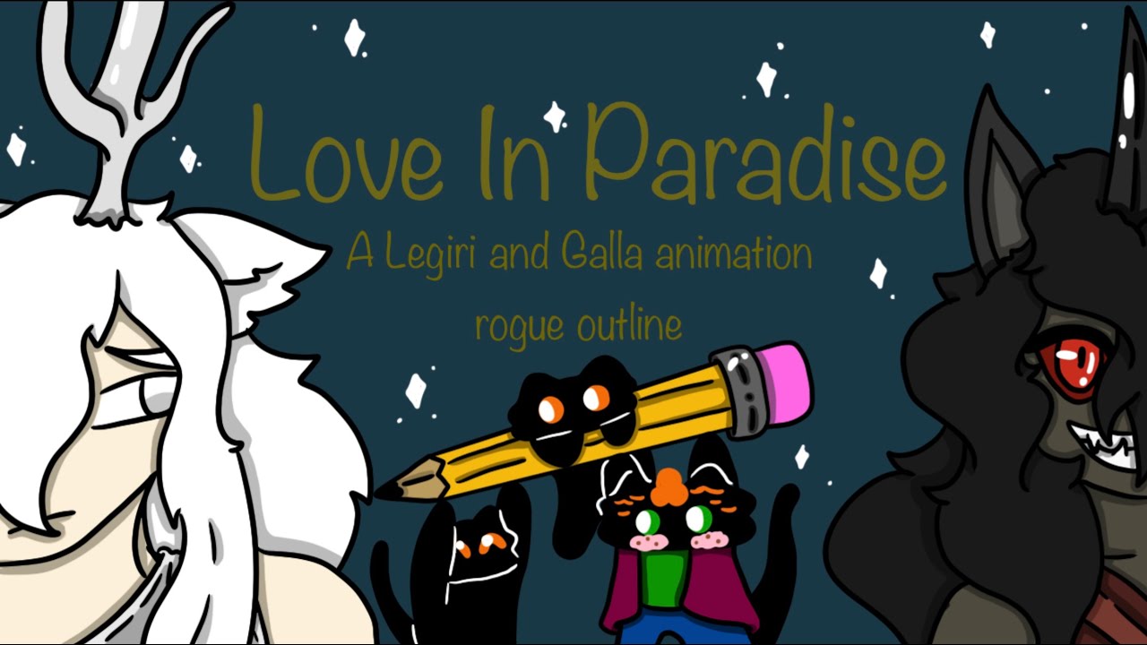 Love in Paradise DnD animation  rough draft