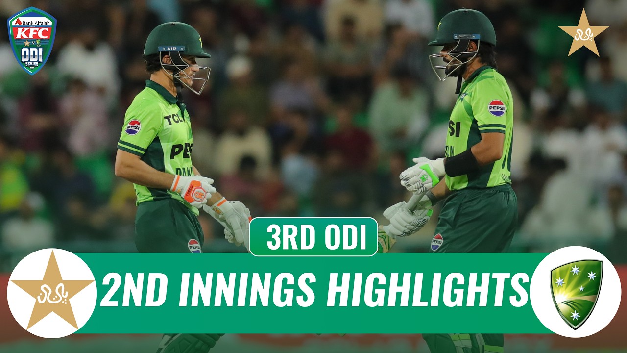 2nd Innings Highlights | Pakistan vs Australia | Match 03 | ODI Series 2026 | PCB | MZE1K