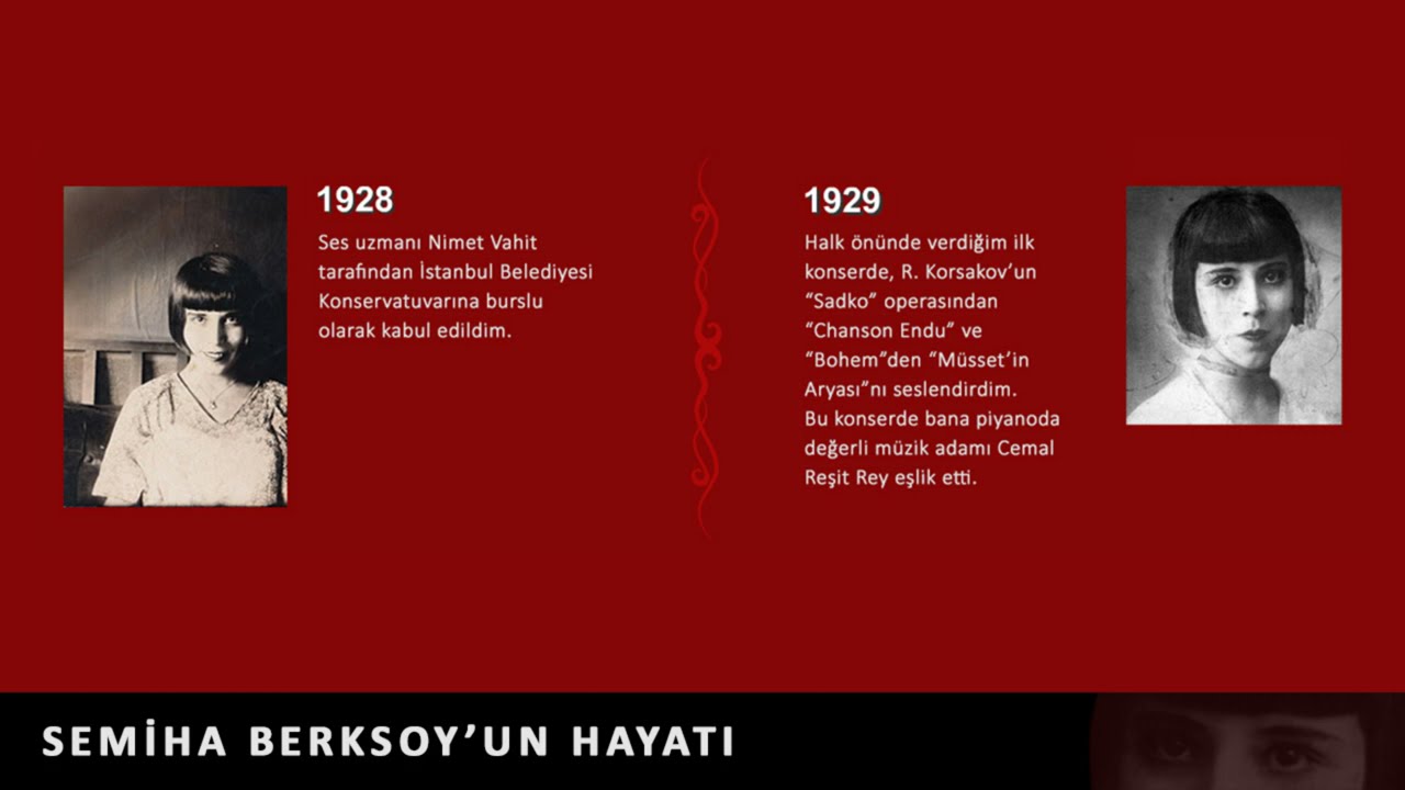 Semiha Berksoy'un Hayatı