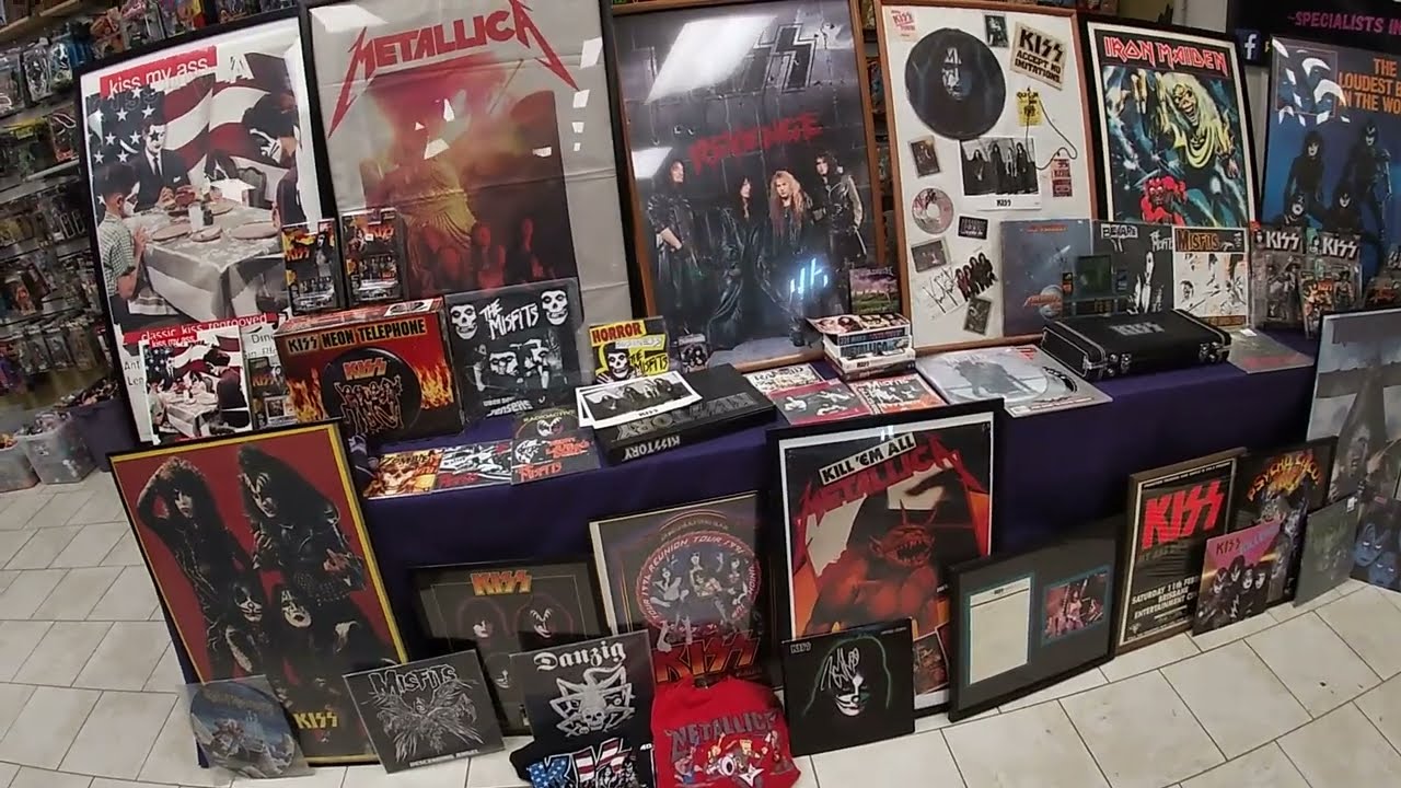 Vintage Rock N Roll / Metal Memorabilia Collection