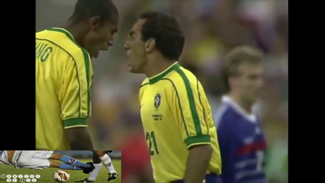 Edmundo xinga Rivaldo na final da Copa de 98