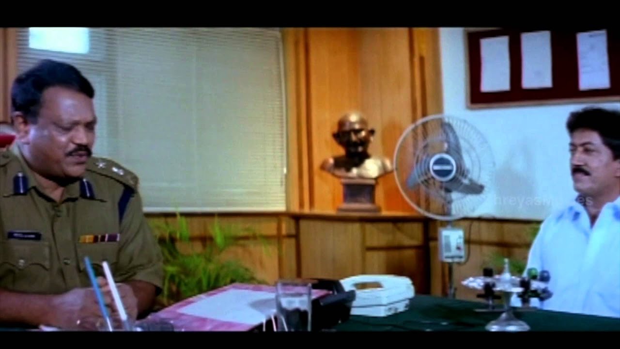 Crime Story Movie Scenes - Devaraj gets angry when colleague starts bitching behind him
