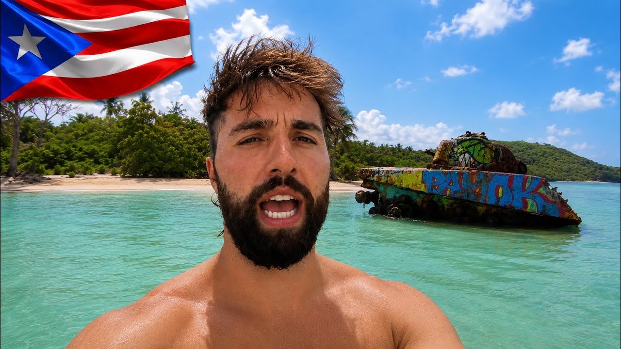 The BEST Beach on Puerto Rico’s Hidden Island 🇵🇷 (4K)