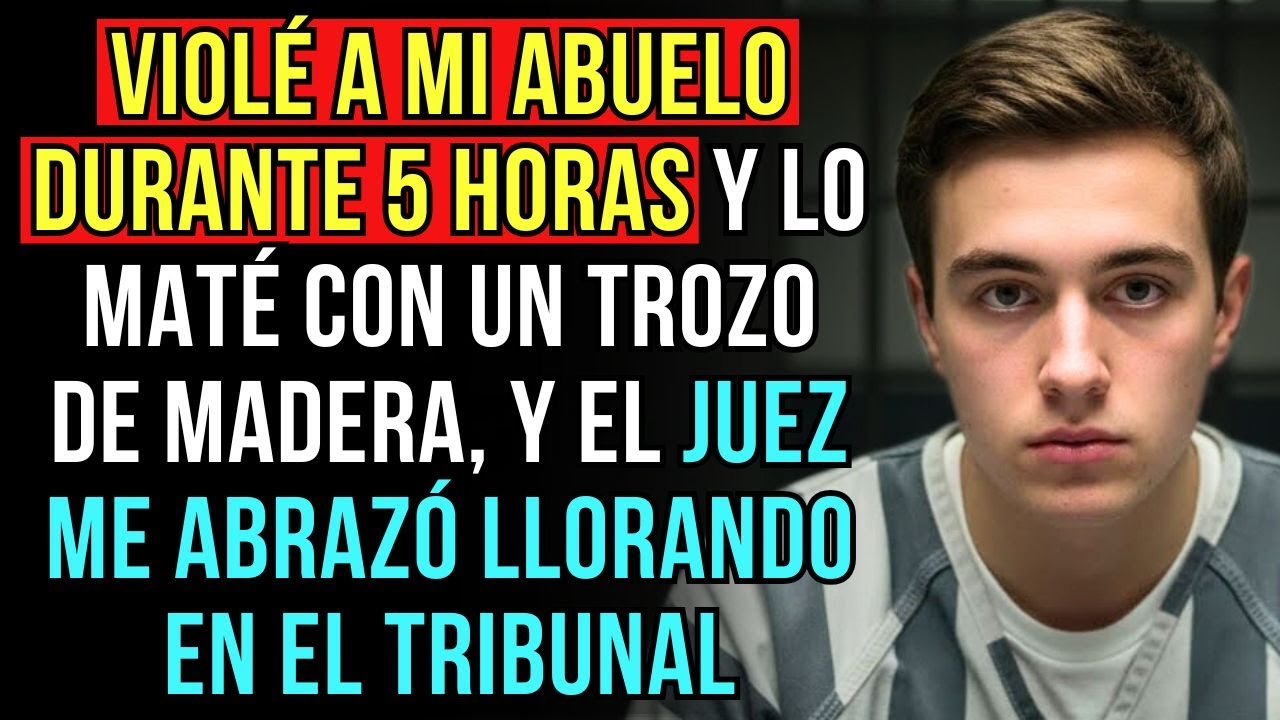ESTE JOVEN SE DEMORÓ EN MATAR A SU ABUELO Y EL JUEZ LO ABRAZÓ EN EL TRIBUNAL