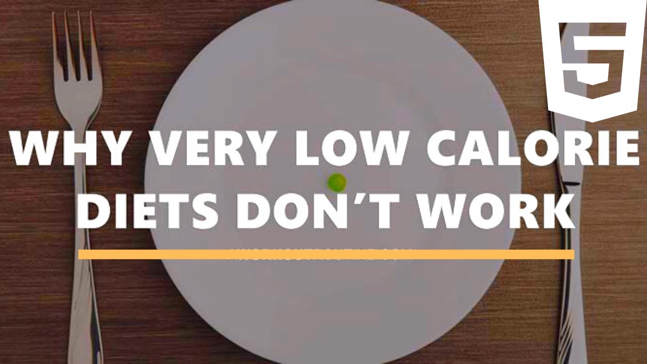 What are Verry Low Calorie Diets (VLCD's), and Why They Don't Work | All the 5's Five Live