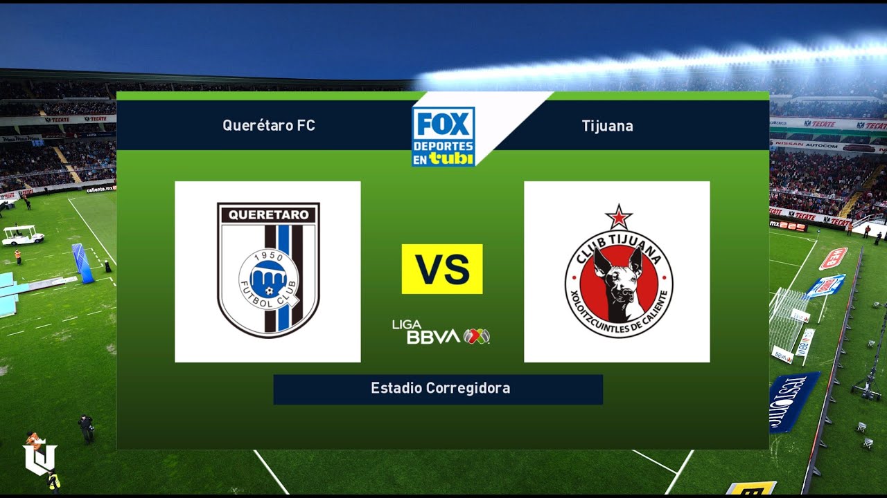 Queretaro vs Tijuana ● Clausura Liga Mx 2026 ● Gameplay Pes 2021