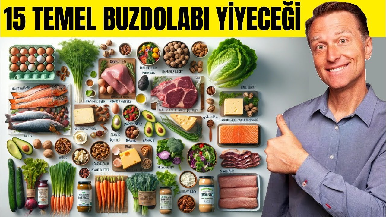 Keto Dostu 15 Temel Buzdolabı İhtiyacı - Dr. Berg açıklıyor | Dr.Berg Türkçe