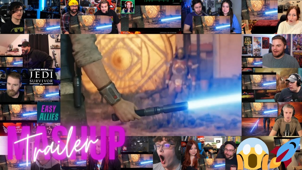 Star Wars Jedi: Survivor - Reveal Trailer Reaction Mashup 🎮🕹️ | The Game Awards 2022