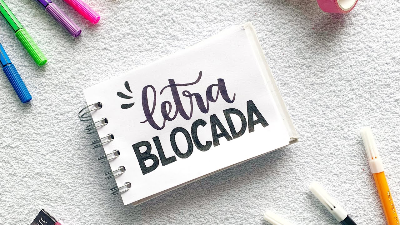 Letra blocada de um jeito simples! ✨