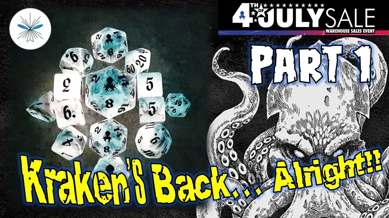 Non-Mystery Goodies - 4th of July SALE HAUL - KRAKEN Dice - Part 1