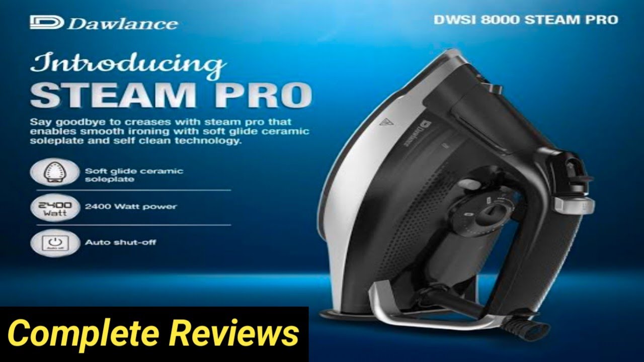 Best Dawlance Steam Pro Iron  In Pakistan ||How To Use a Steam Iron || DWSI8000 Steam Iron