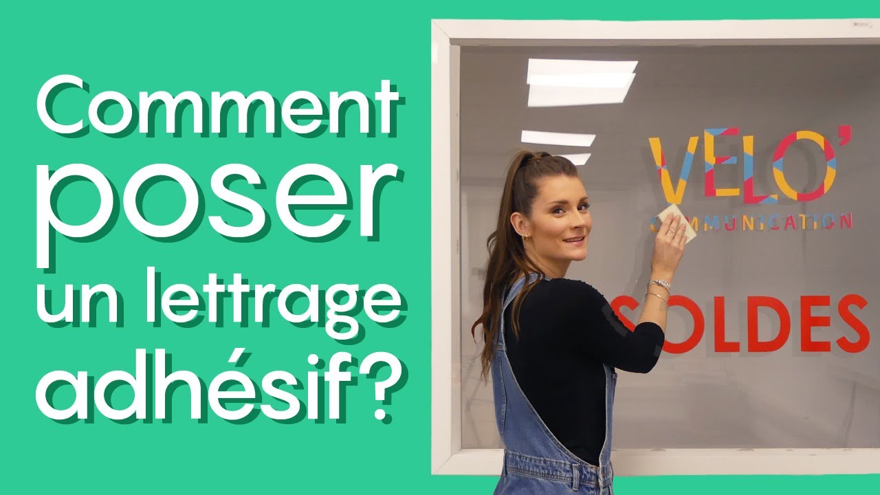 TUTO : Comment poser un lettrage adhésif ?