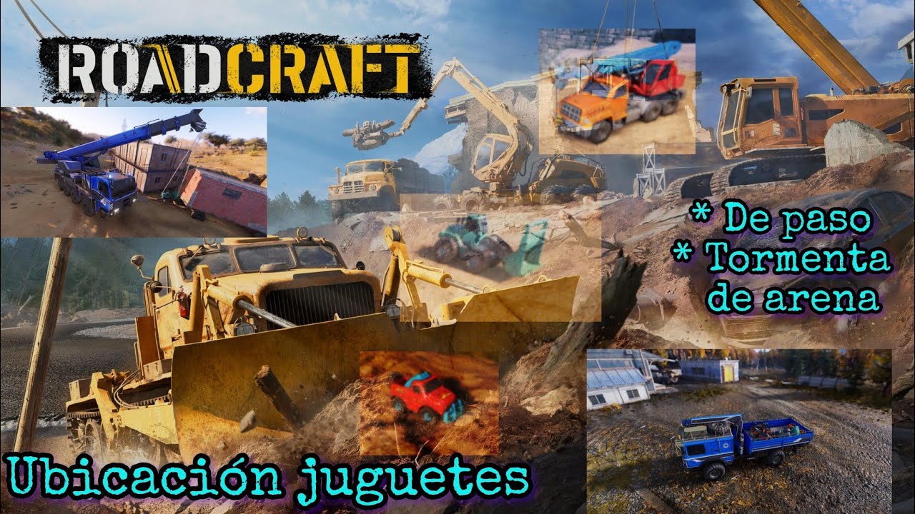 ROADCRAFT Mapa de paso, Tormenta de arena, ubicación juguetes #alexymatiasgaming #gameplay#Roadcraft