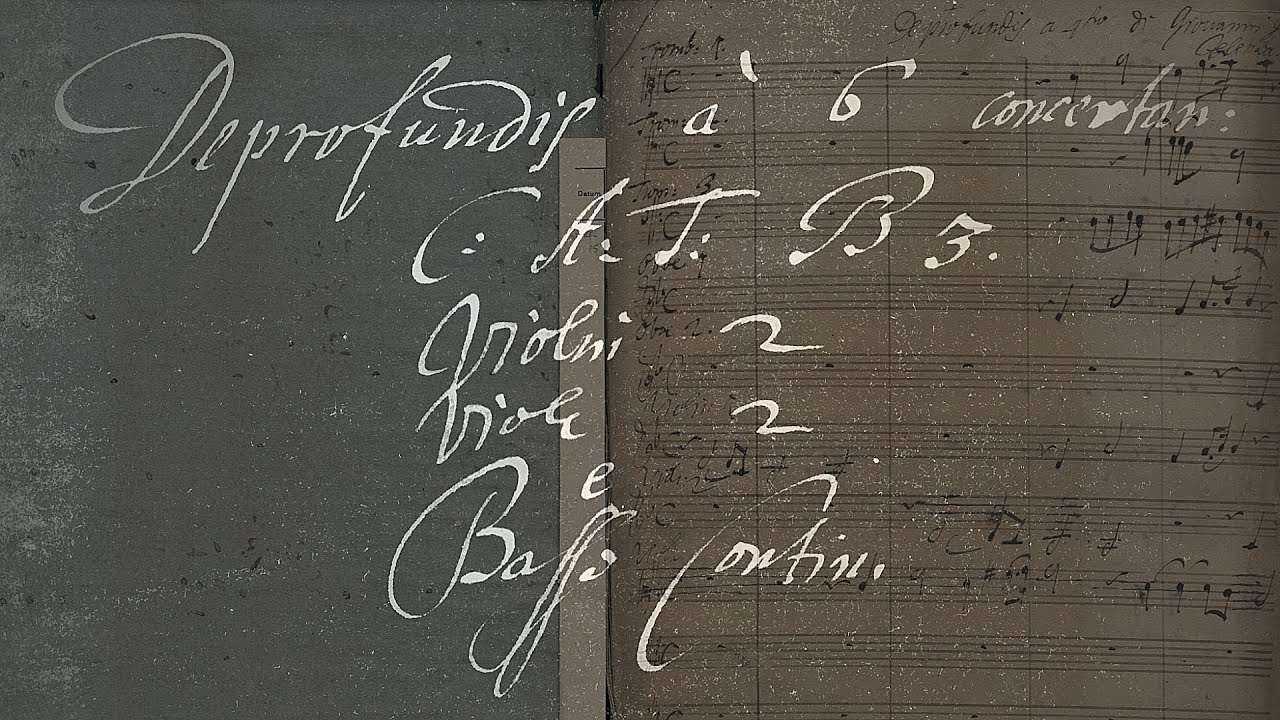 ZELENKA | De profundis à 6 concertan: C: A: T: B 3. ZWV 50 | 97 {Autograph score} c1724