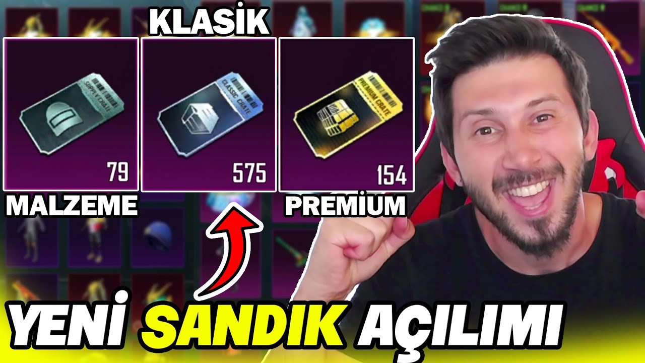 800 BELEŞ 😱 YENİ SANDIK AÇILIMI - PUBG MOBILE SANDIK KUTU AÇILIMI