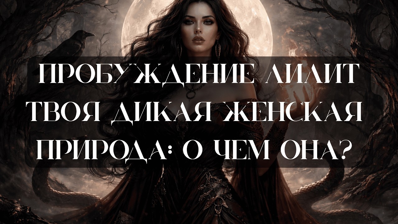🔥Пробуждение Лилит: Твоя дикая женская природа | О чем она? | Таро Расклад ✨🖤