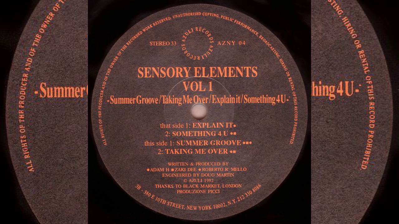 Sensory Elements - Taking Me Over
