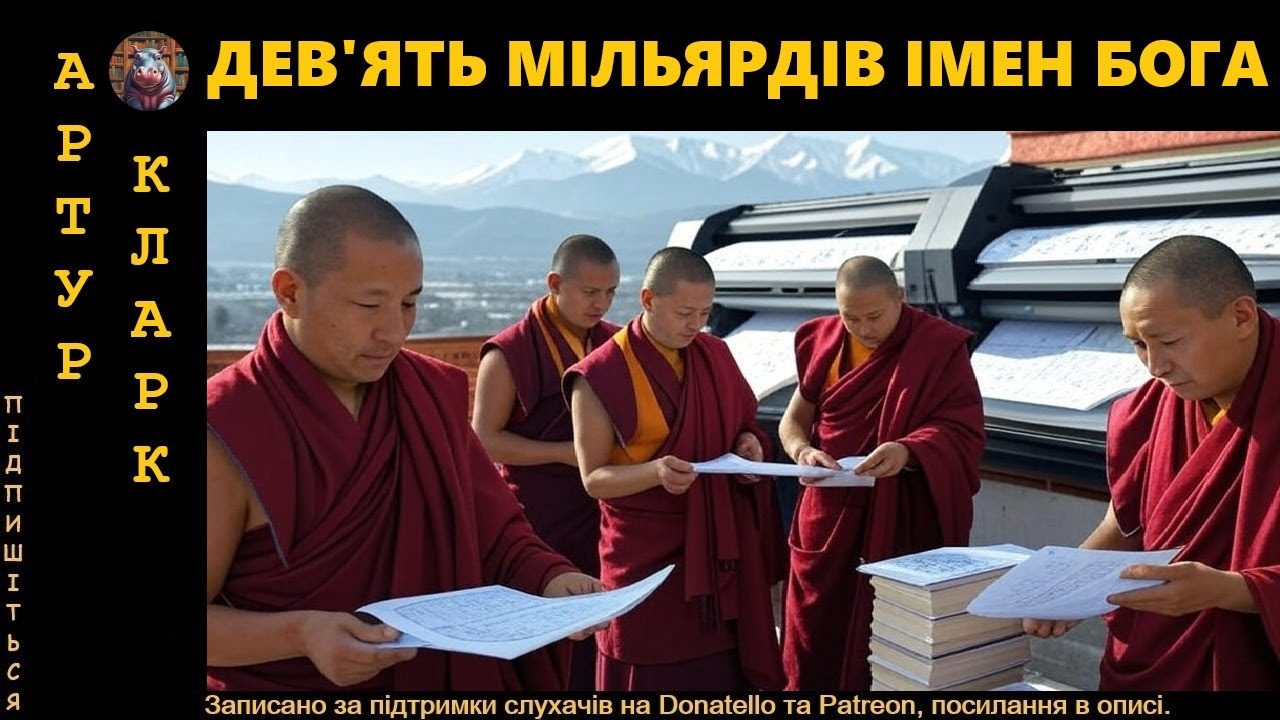 Артур Кларк - Дев'ять мільярдів імен Бога #аудіокнигиукраїнською #аудіокниги #фантастика