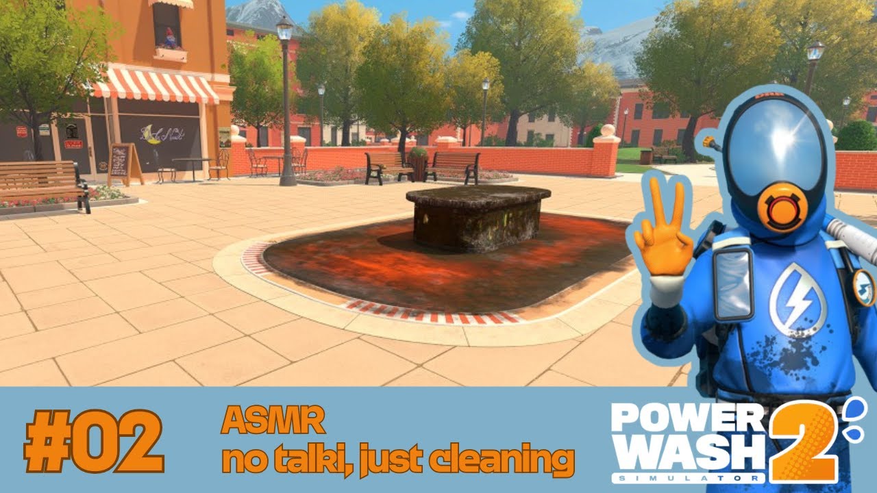 no talki, just cleaning #02 | Öffentliche Toilette | PowerWash Simulator 2