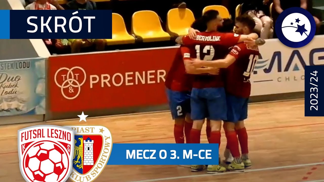 GI Malepszy Arth Soft - Piast Gliwice 2:5 pd. | SKRÓT | 1. mecz o 3. MIEJSCE (2023/24)
