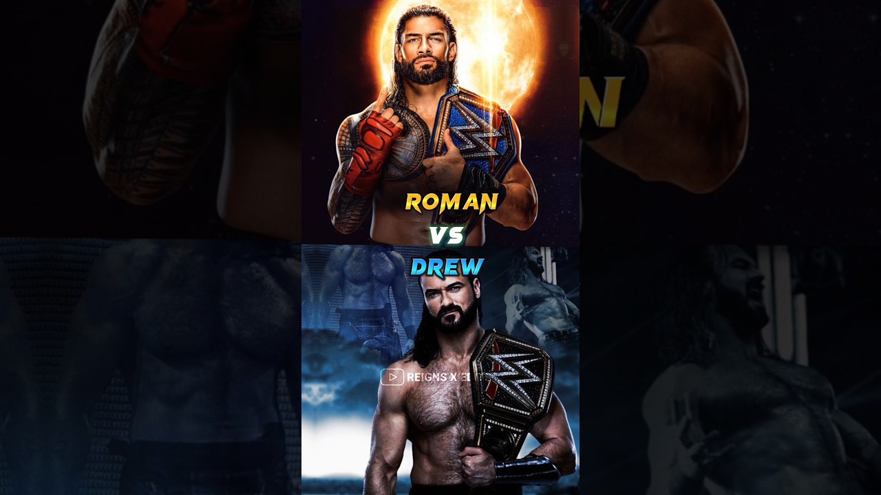 Roman Reigns vs Drew McIntyre Comparison #shorts #romanreigns #wwe