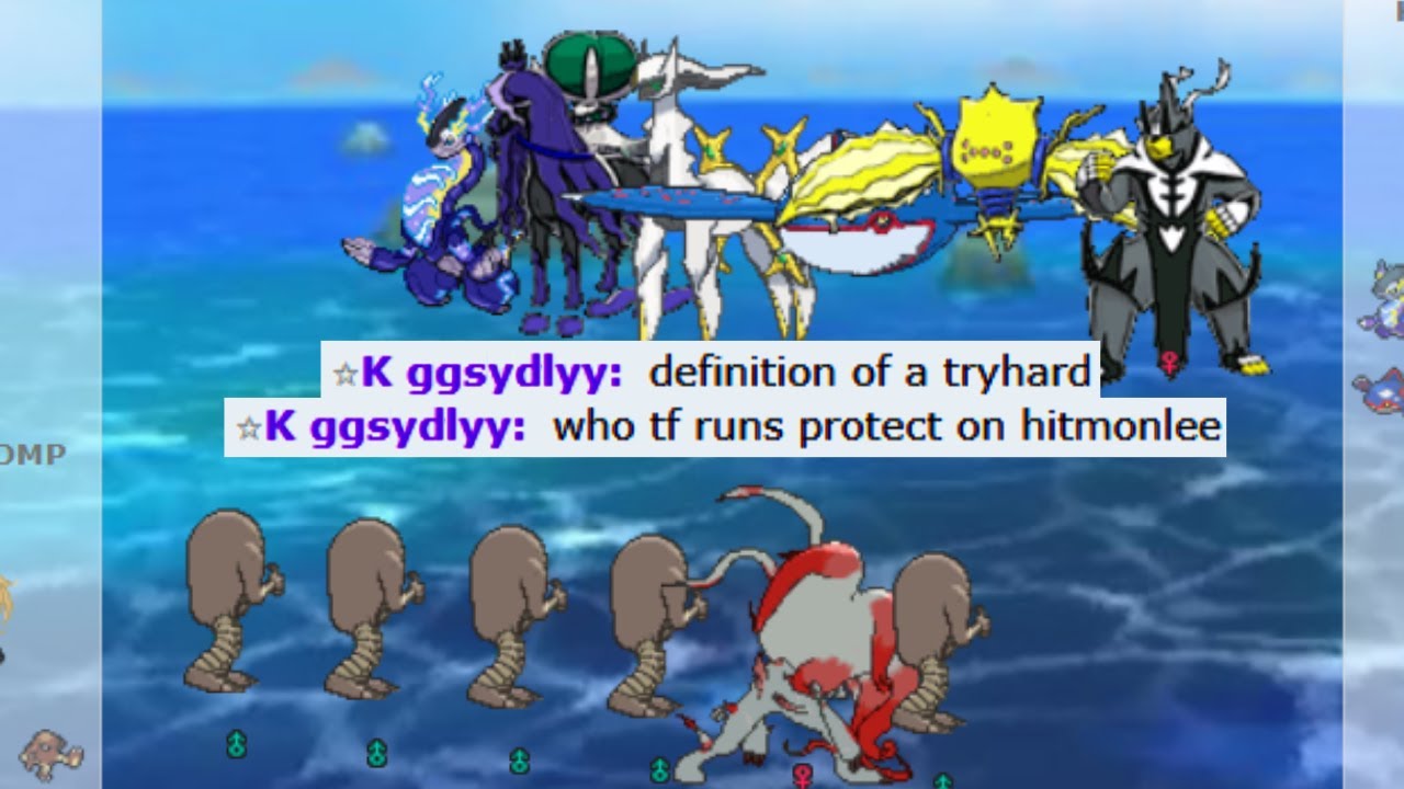 THIS NOOB LEGENDARY SPAMMER EXPECTED ME TO BE LIKE THEM ON POKEMON SHOWDOWN!!