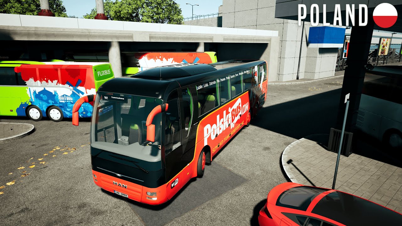 Fernbus Simulator | DLC POLAND | MAN Lion's Coach | GAMEPLAY !