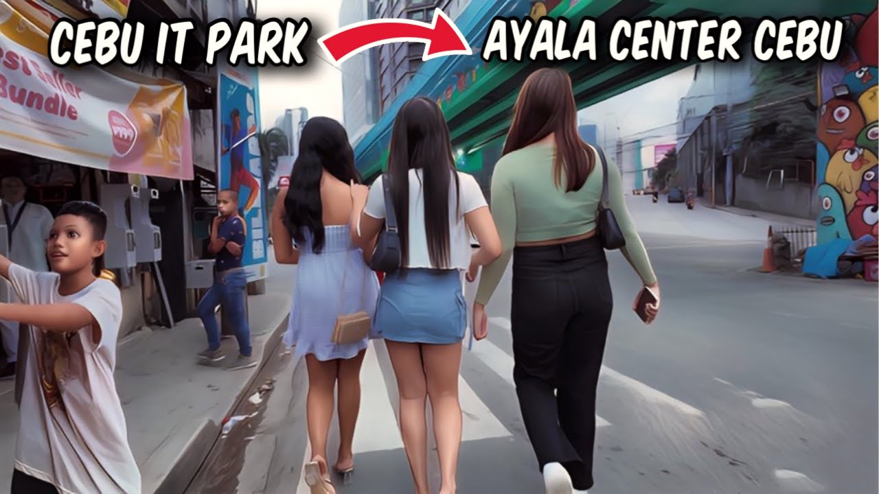 🐵 [HD #CEBU 🇵🇭 ] Exploring Cebu: IT Park to Ayala Center on Foot