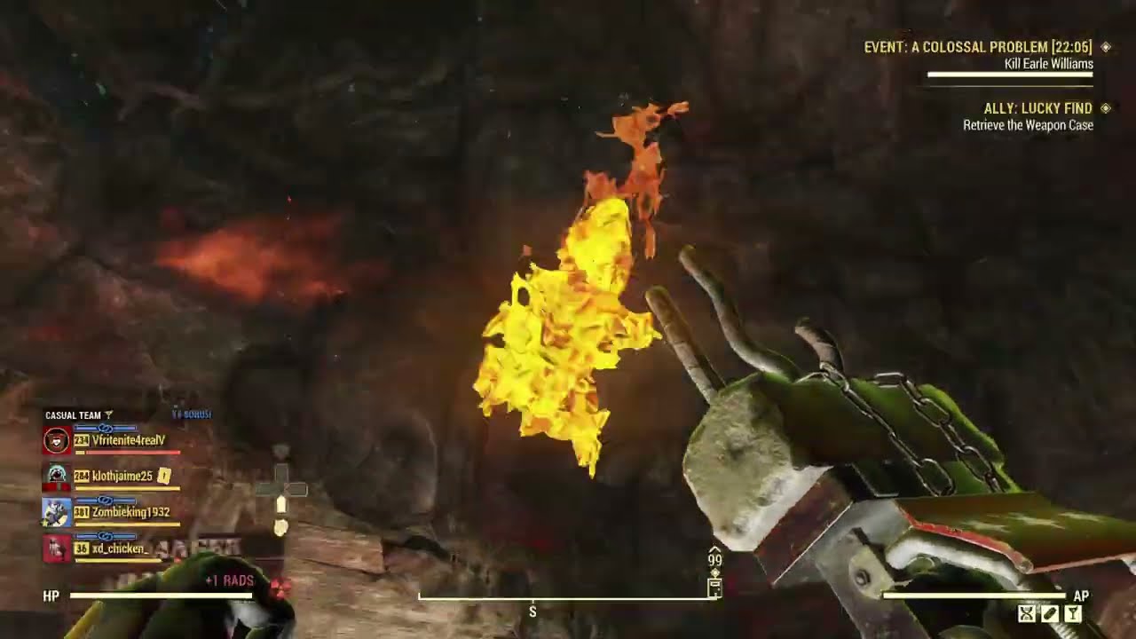 Fallout 76 Earle Williams Painful Bug