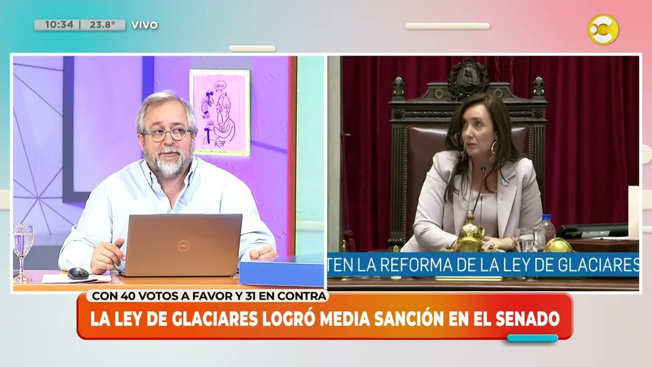 La ley de glaciares logró media sanción en el senado │LPELDM│ 27-02-26