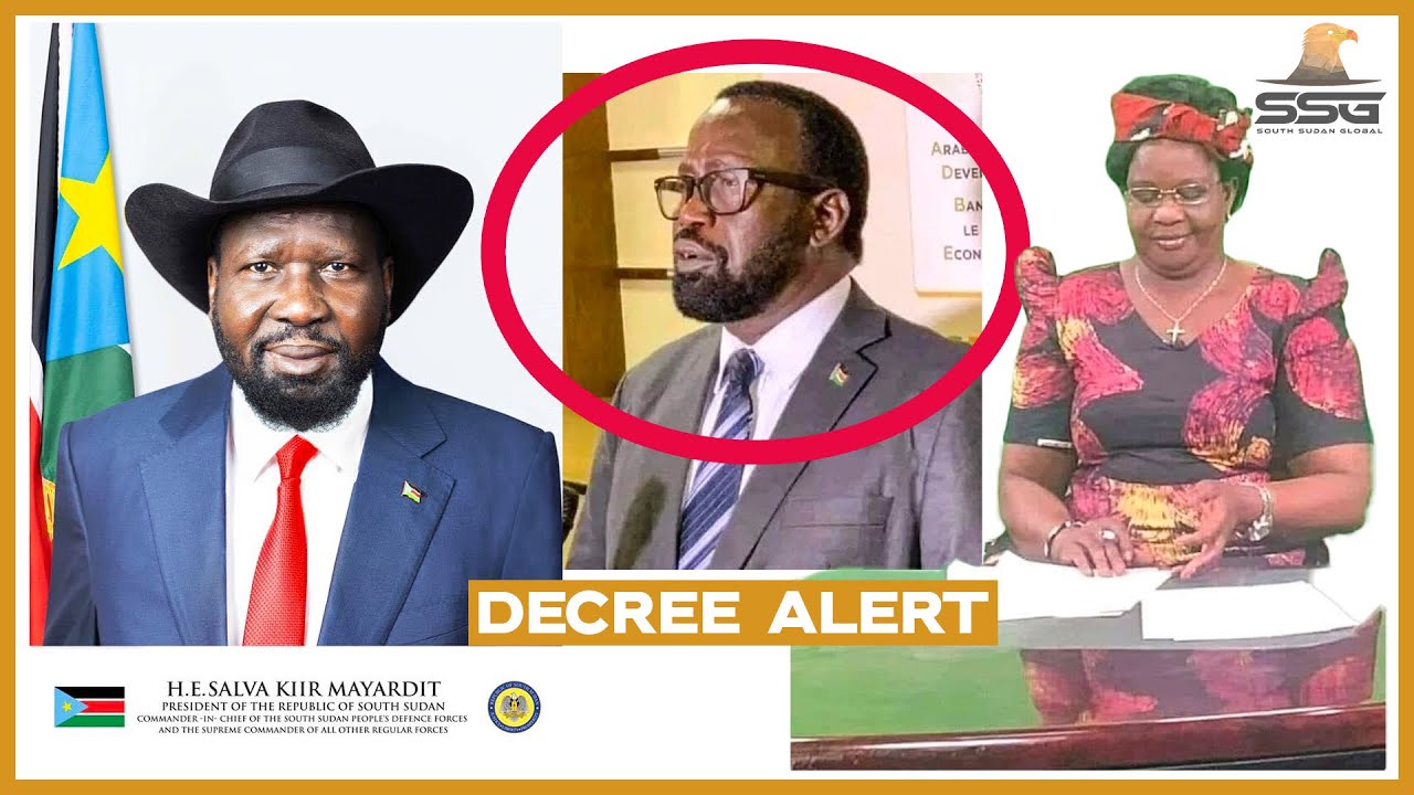 President Kiir Decree Relieving Undersecretary in The Ministry of Petroleum Mayen Wol Jong