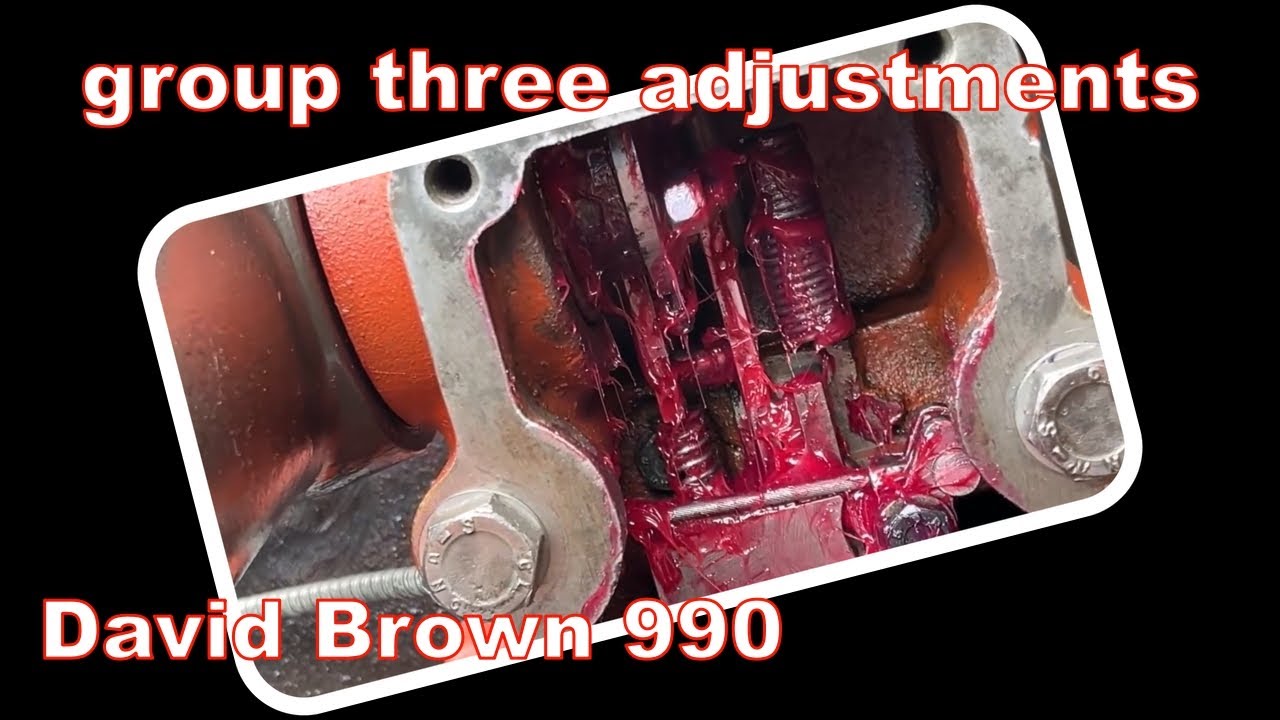 David Brown 990 selectamatic группа три гидравлическая регулировка #93