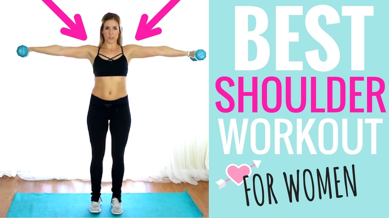 💪BEST Shoulder Workout for Women | 10-min. Tank Top Arms Workout w/ Dumbbells!💪