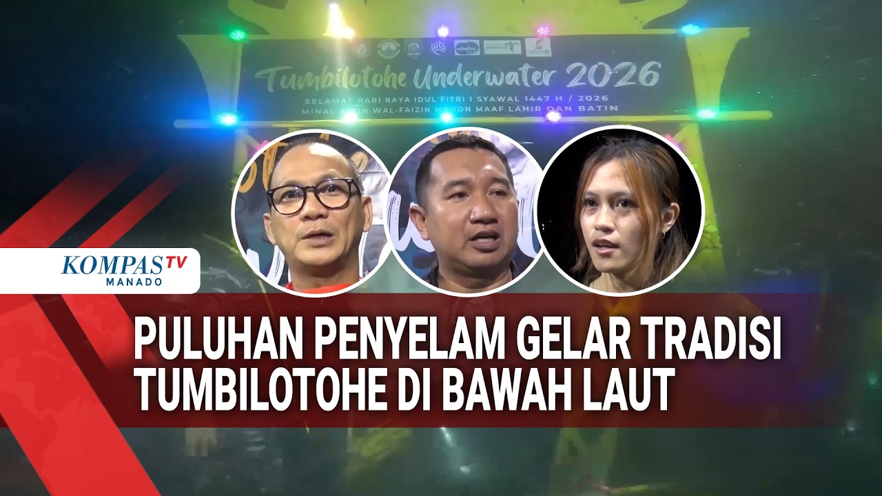 PULUHAN PENYELAM GELAR TRADISI TUMBILOTOHE DI BAWAH LAUT