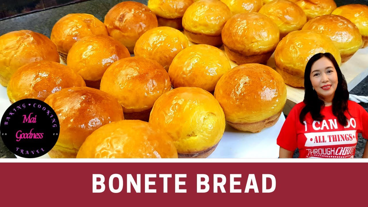 Bonete Bread by Mai Goodness | Pambonete | Pan De Bonete | Using Autolyse Method | Bread Improver