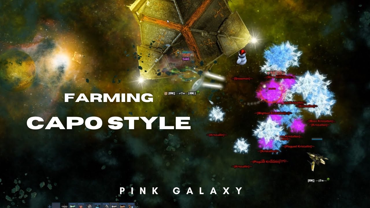 Pink Galaxy Dragging x-7 map with x4 - Capo Style