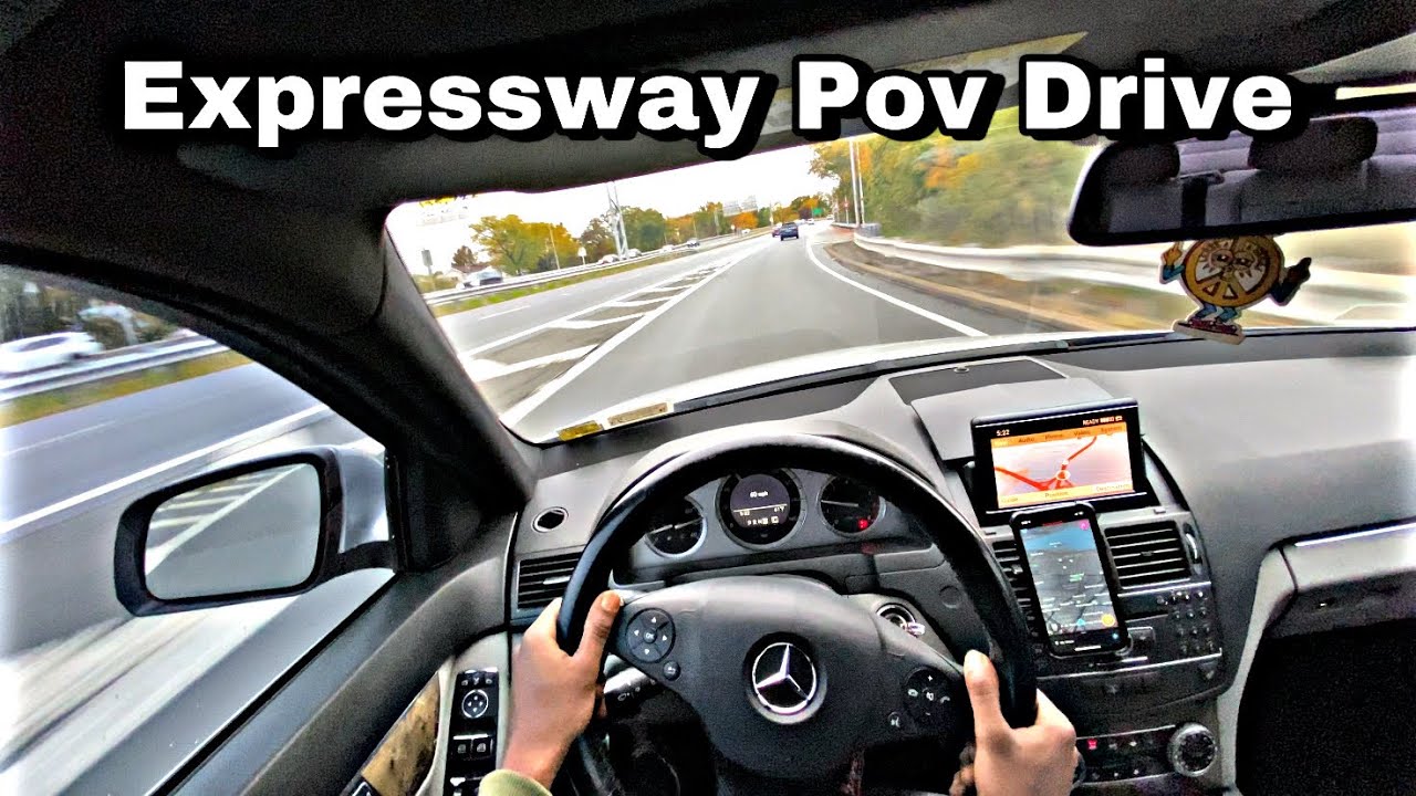 2008 Mercedes Benz C350 Sport || Expressway POV Drive