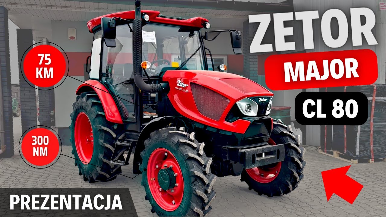 ZETOR MAJOR CL 80 - najciekawszy do 75 KM? | Prezentacja / test ciągnika