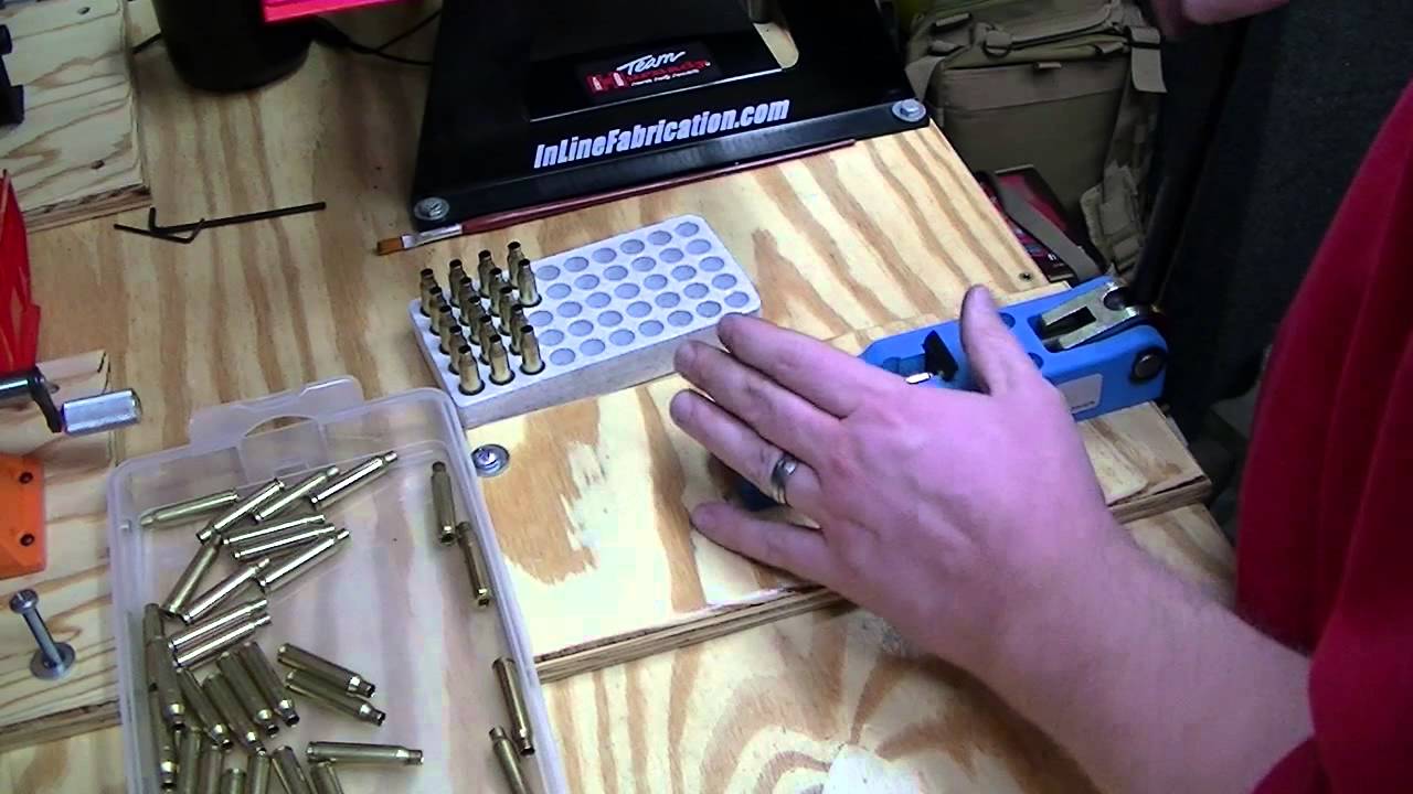Swaging 223 Brass Primer Pockets